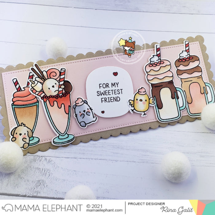 Mama Elephant BOBA SHAKER COMBO Creative Cuts Steel Dies – Simon Says Stamp