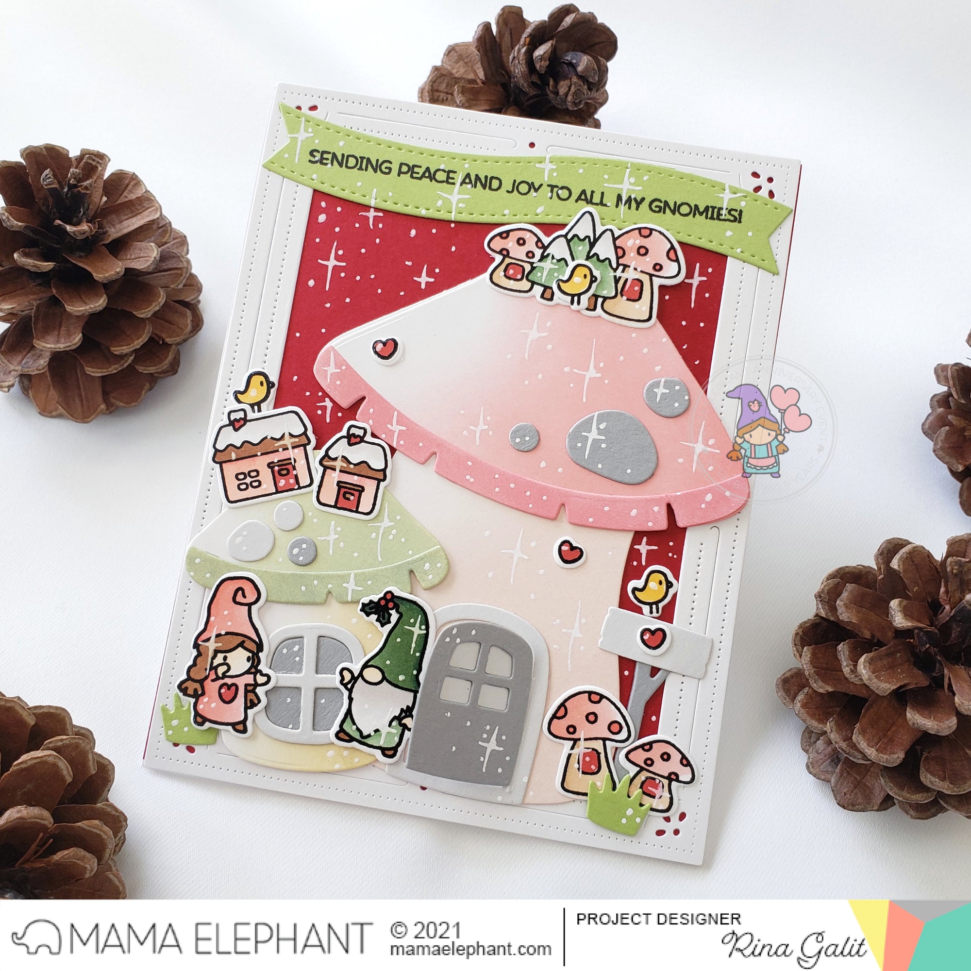 Mushroom Home - Creative Cuts - Mama Elephant