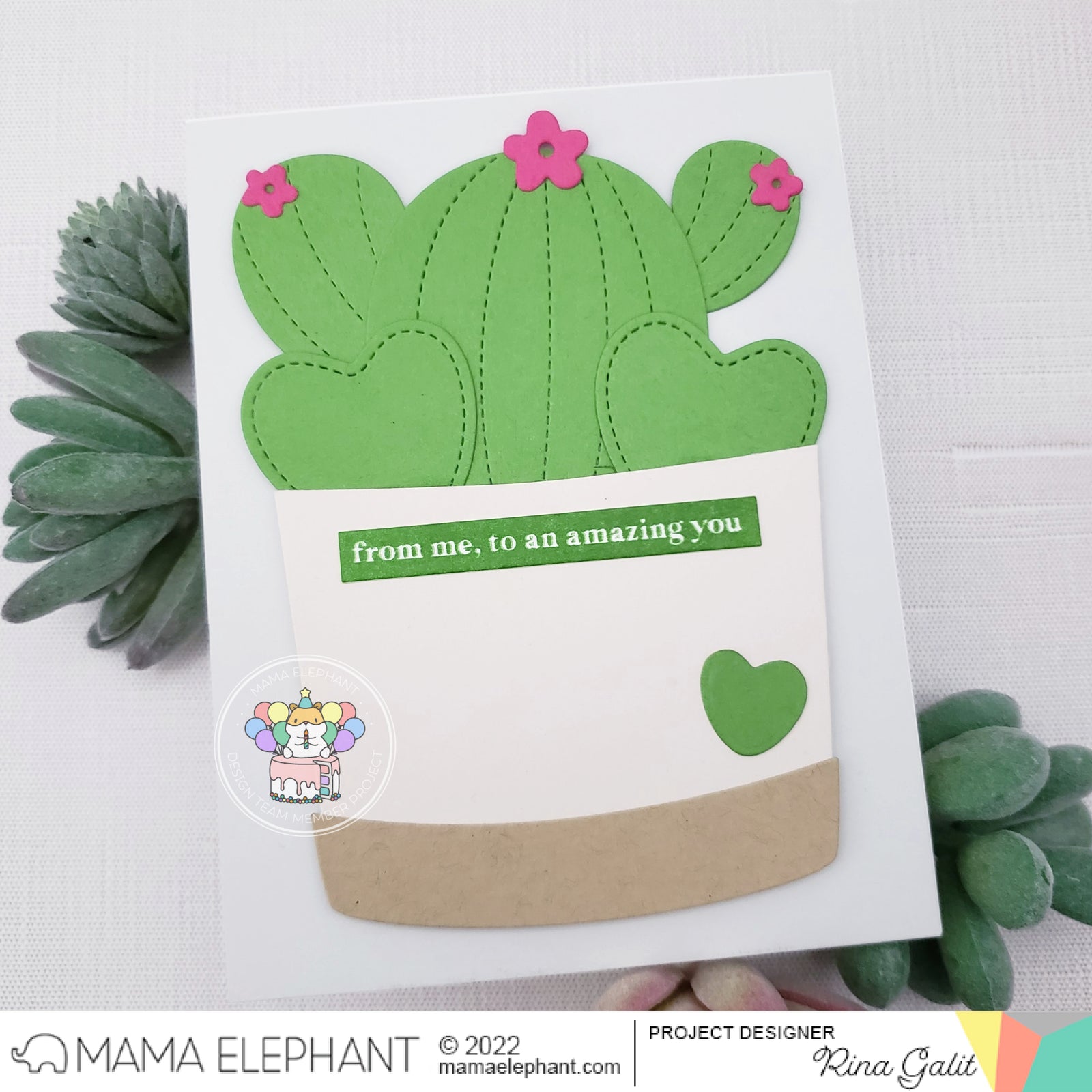 Simple Blocked Messages - Creative Cuts - Mama Elephant