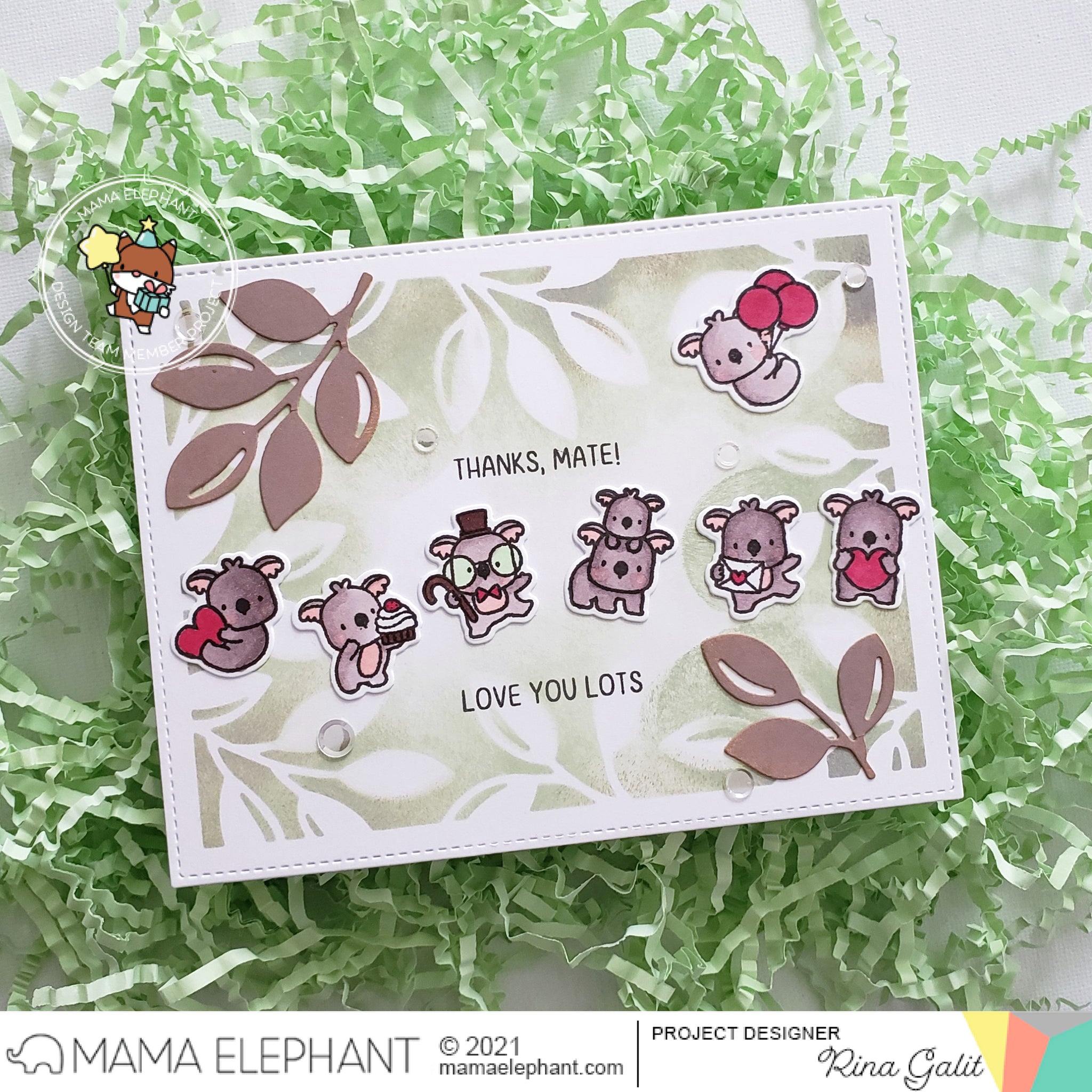 Leafy Cover - Creative Cuts - Mama Elephant
