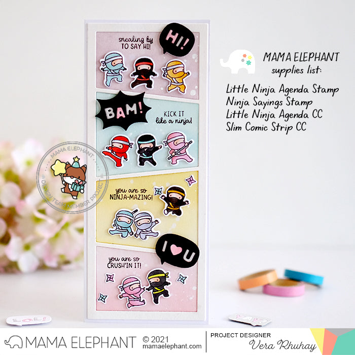 Slim Comic Strip - Creative Cuts - Mama Elephant