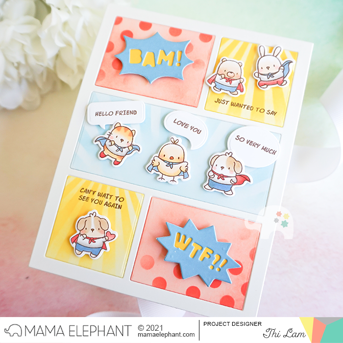 Comic Cover Basic - Creative Cuts - Mama Elephant