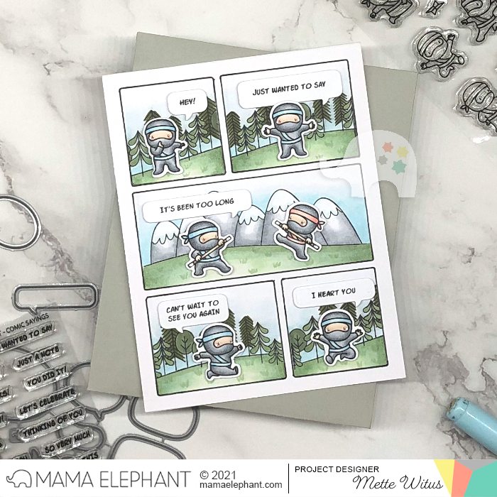 Comic Cover Basic - Creative Cuts - Mama Elephant