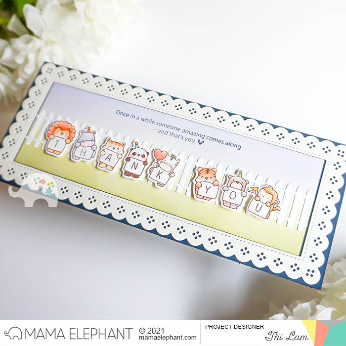 Slim Fancy Fence - Creative Cuts - Mama Elephant