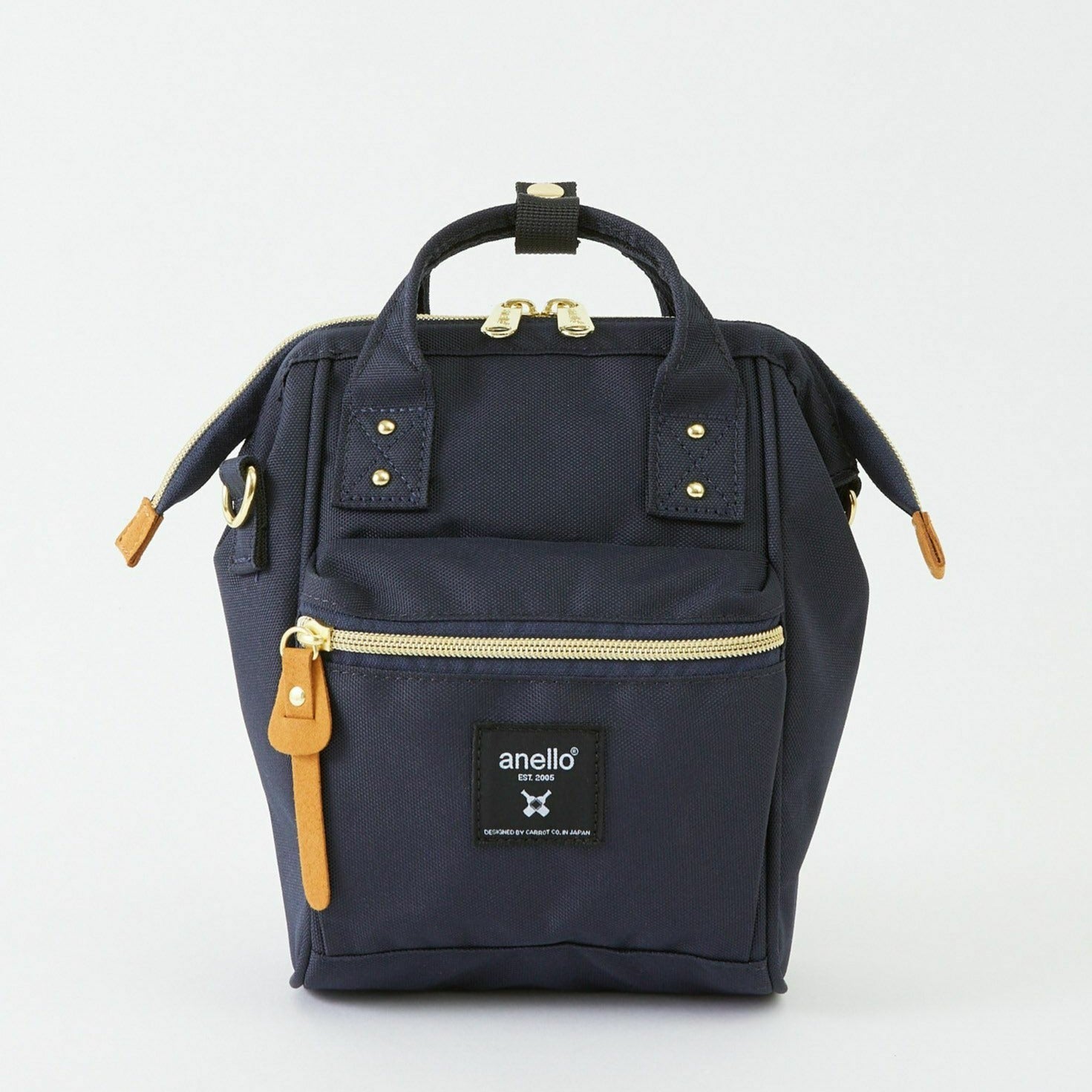 Anello Cross Bottle Micro Bag in Black