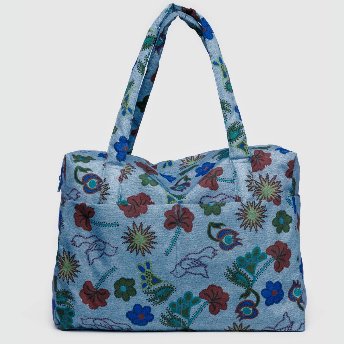 Baggu Cloud Carry-on in Digital Denim Birds