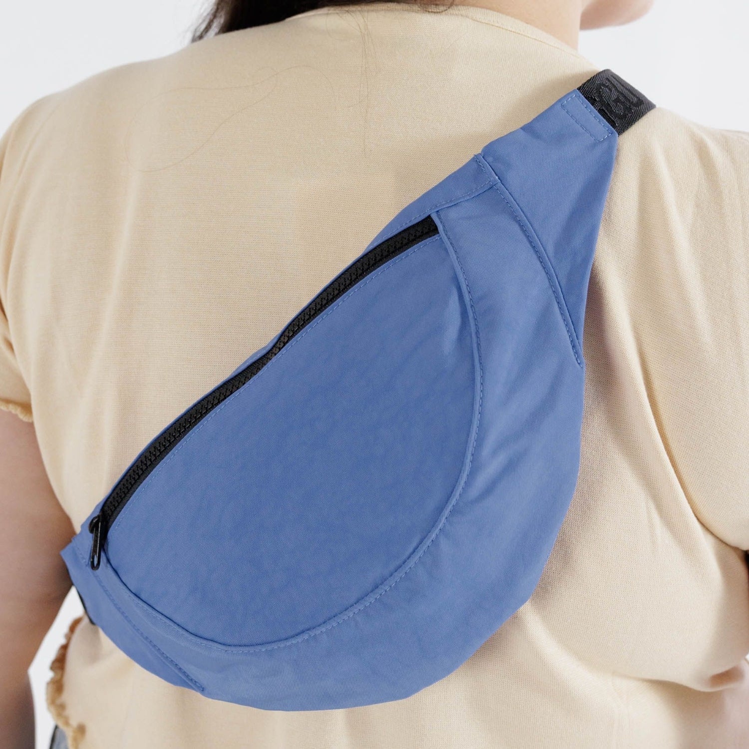 Baggu Crescent Fanny Pack in Pansy Blue