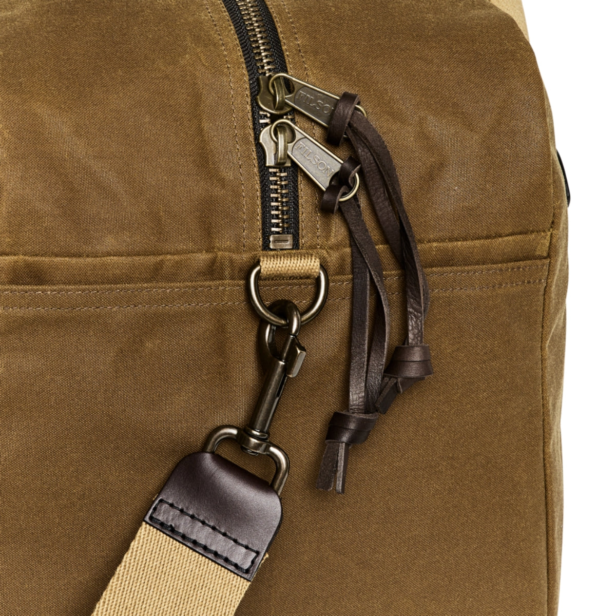 Filson Medium Tin Cloth Duffle Bag in Tan