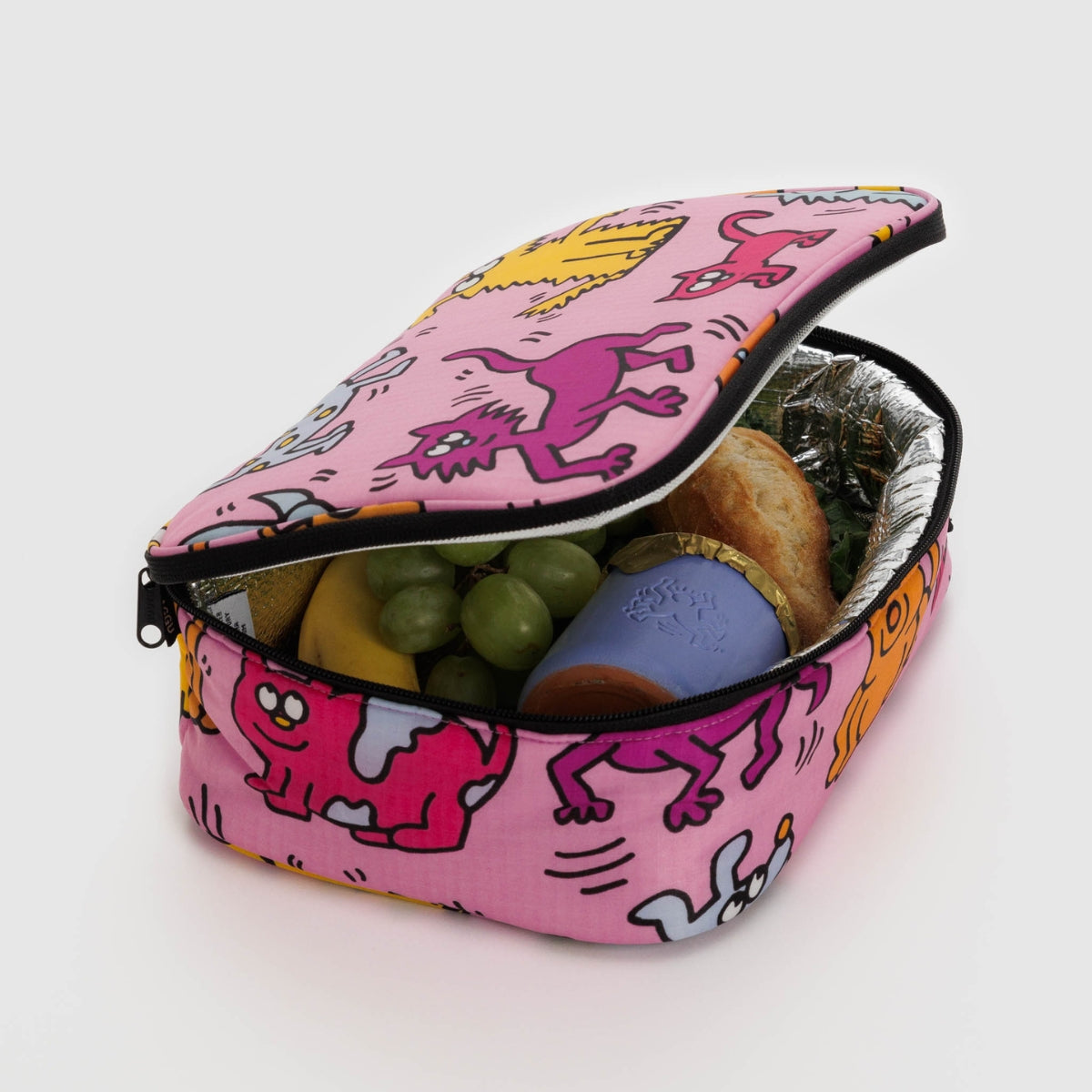 Baggu Lunch Box in Keith Haring Pets