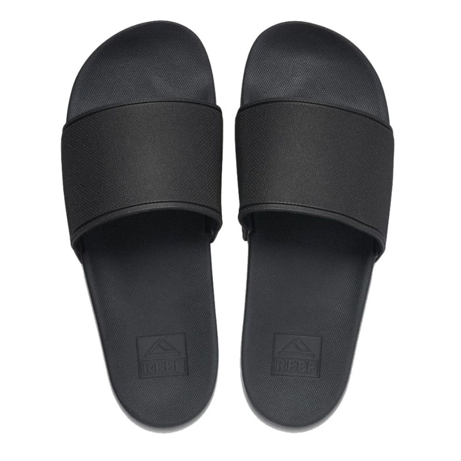 Reef Men's Cushion Slide in Black | Getoutsideshoes.com – Getoutside Shoes