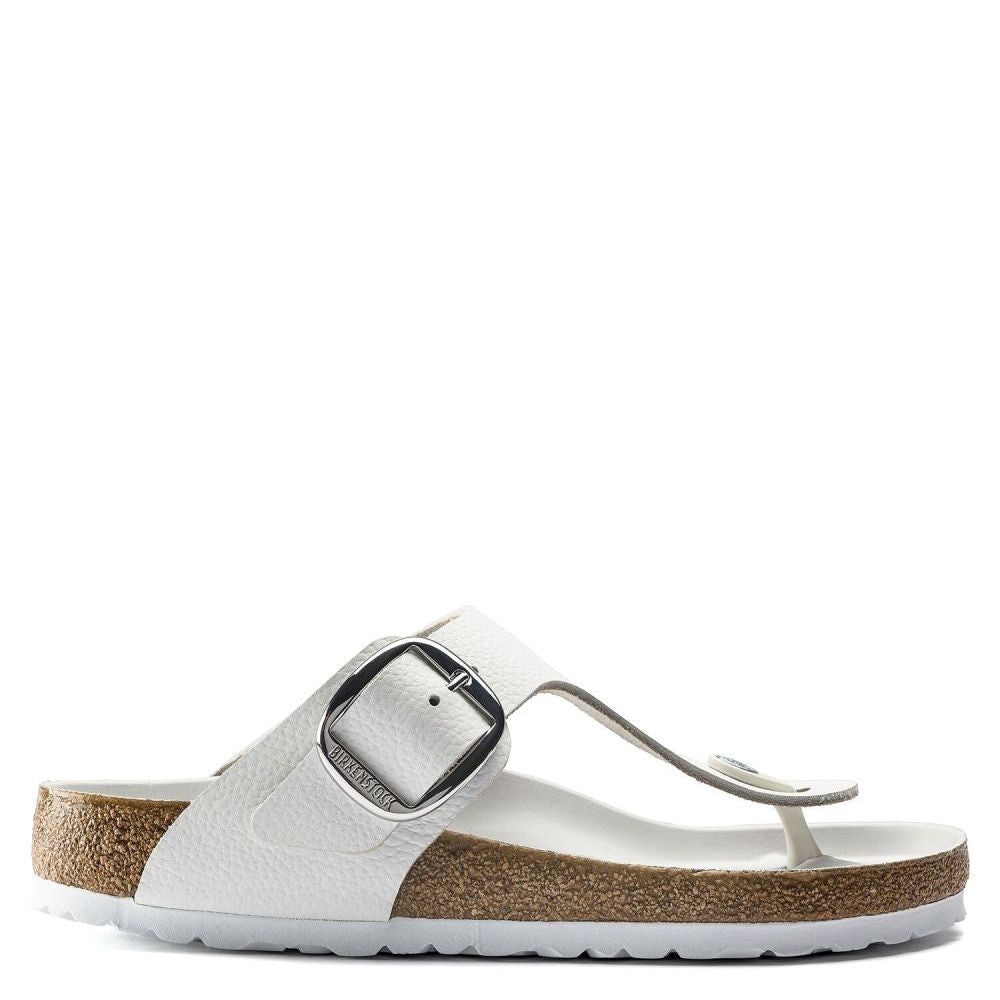 Birkenstock Women's Gizeh Big Buckle Leather in White