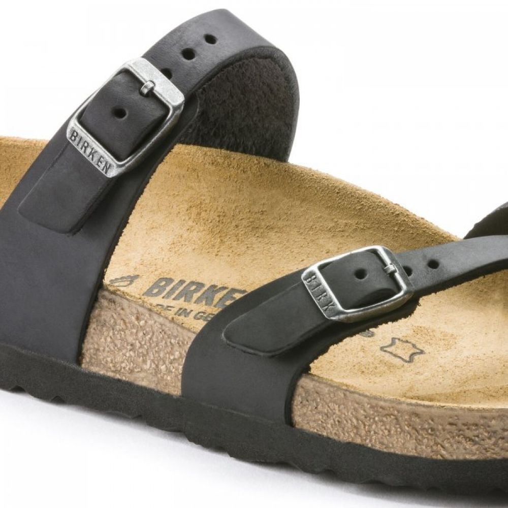 Birkenstock Women's Mayari Oiled Leather in Black