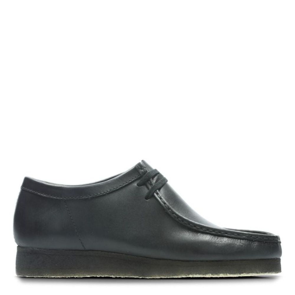 Clarks Men's Wallabee in Black Leather