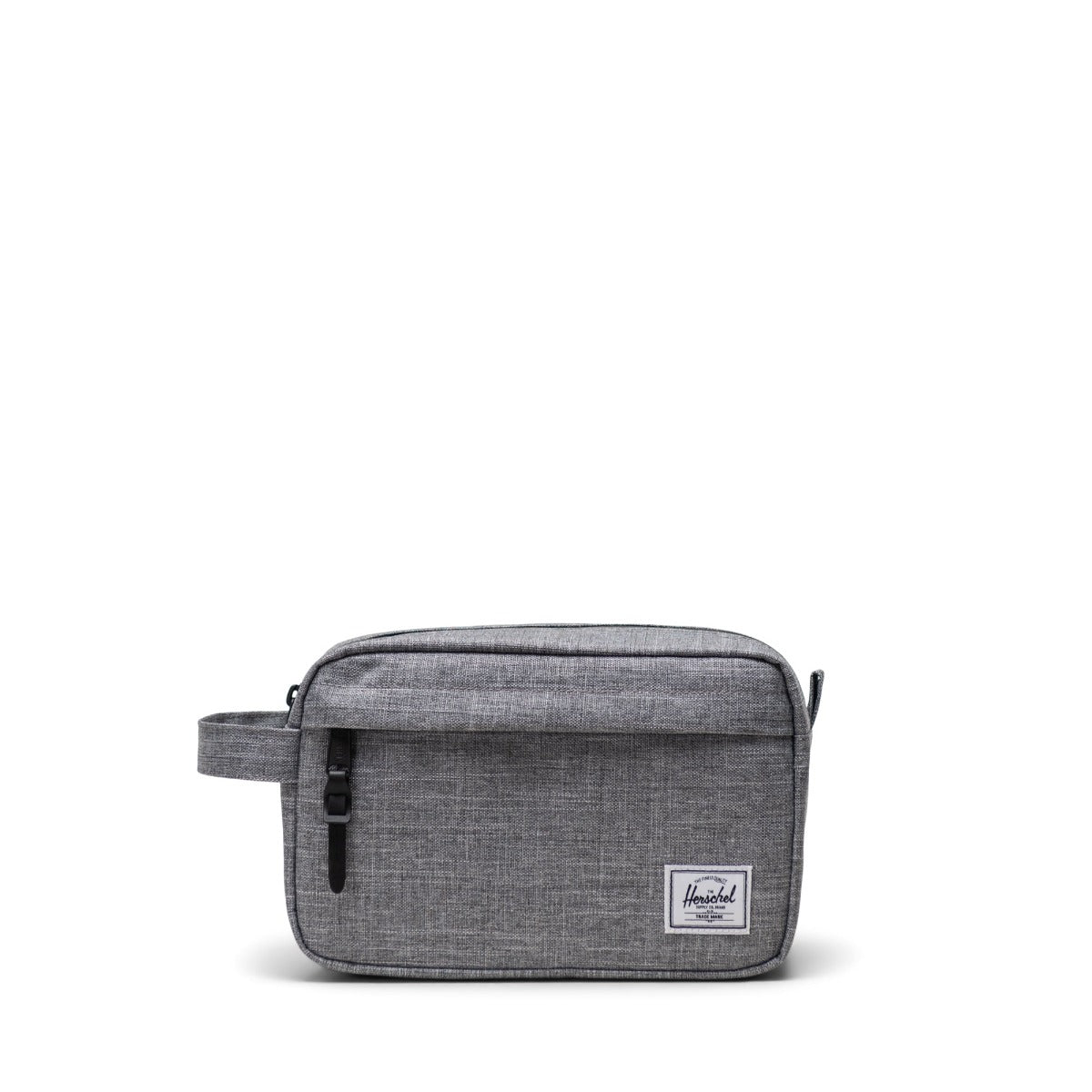 Herschel Chapter Travel Kit in Raven Crosshatch