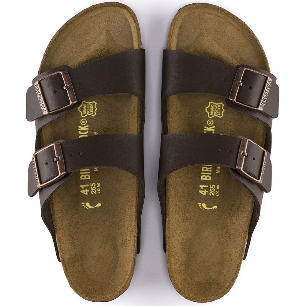 Birkenstock | Arizona Birko-Flor - Dark Brown (Narrow Getoutsideshoes.com – Getoutside Shoes