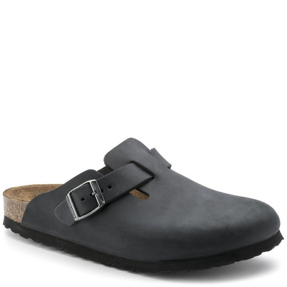 Birkenstock Men's Boston Oiled Leather in Black