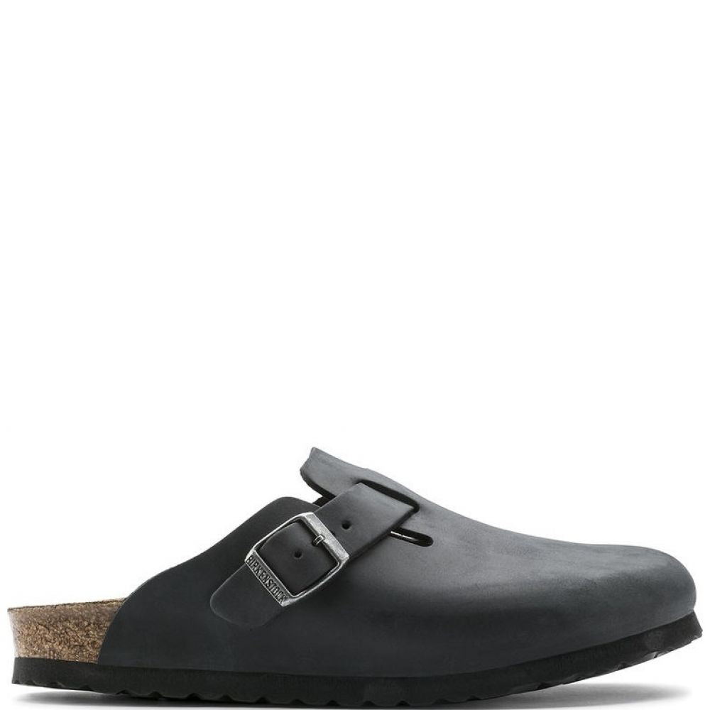 Birkenstock Men's Boston Oiled Leather in Black