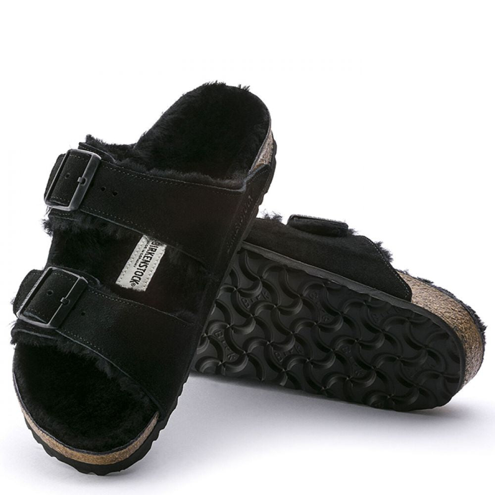 Birkenstock Arizona Shearling in Black