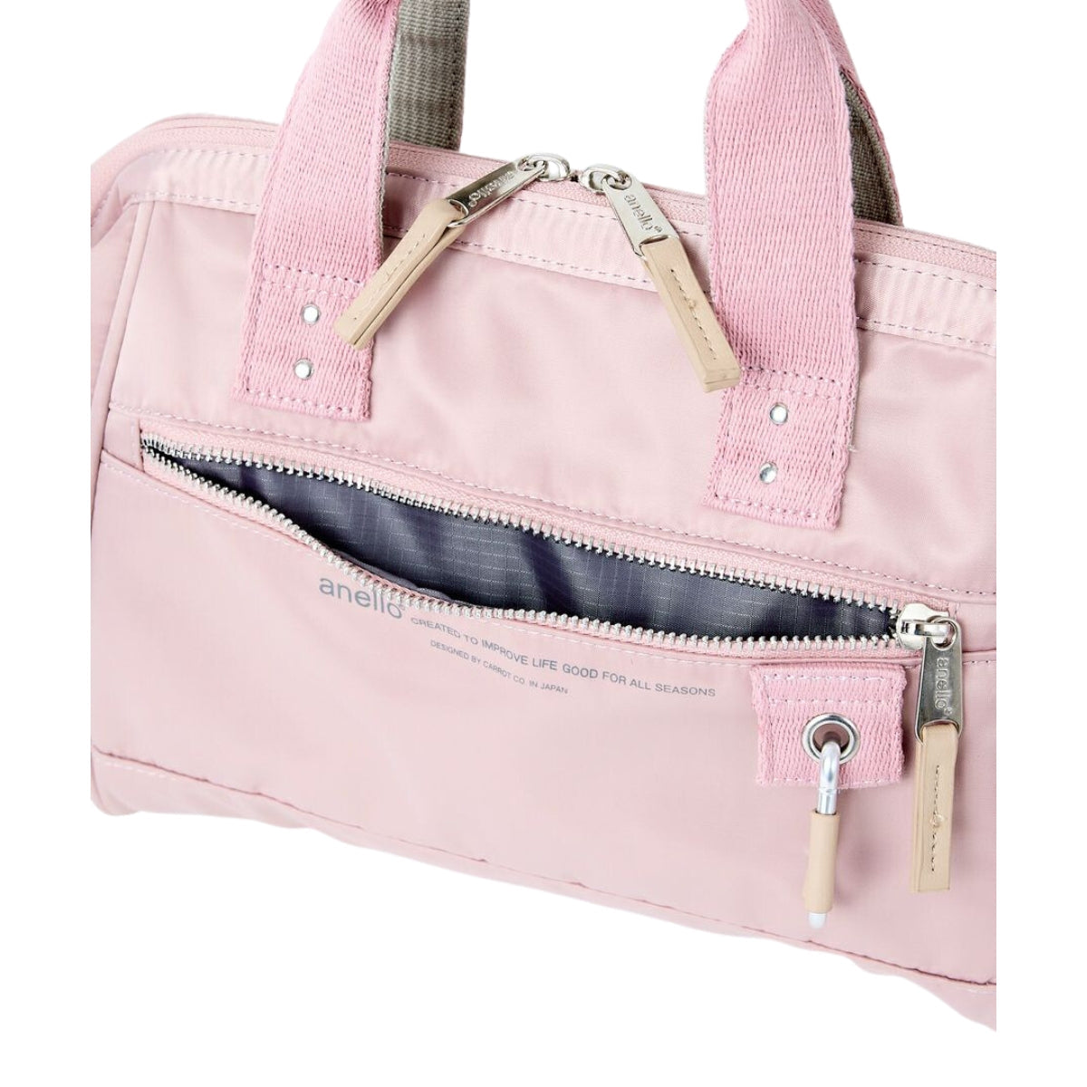 Anello Eleanor Shoulder Bag in Light Pink