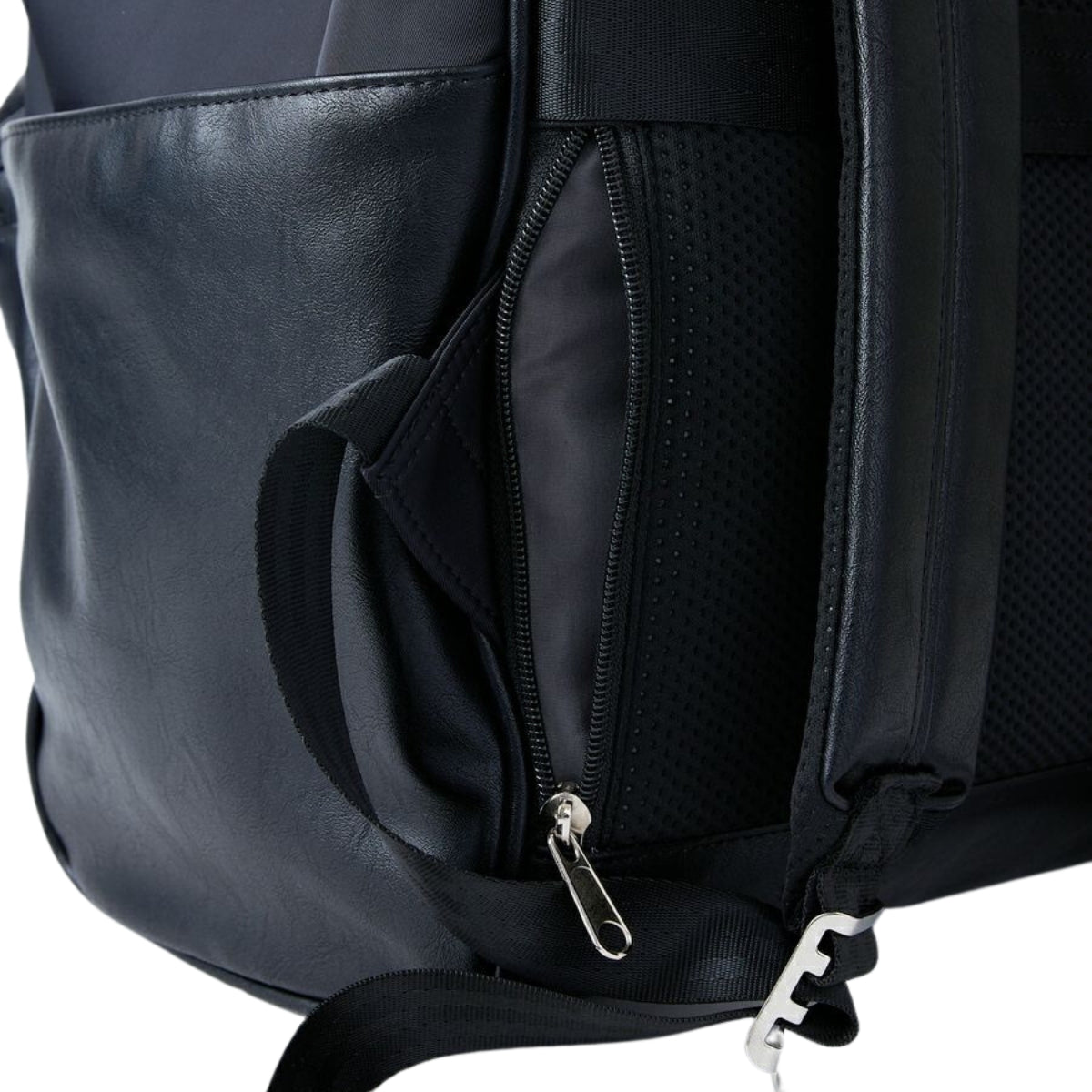 Anello Premium Clasp Backpack Large in Black