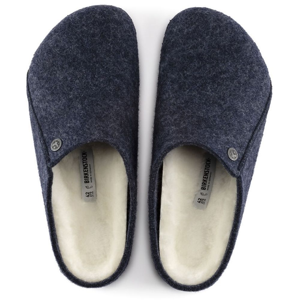 Birkenstock Men's Zermatt Shearling Wool Felt in Dark Blue