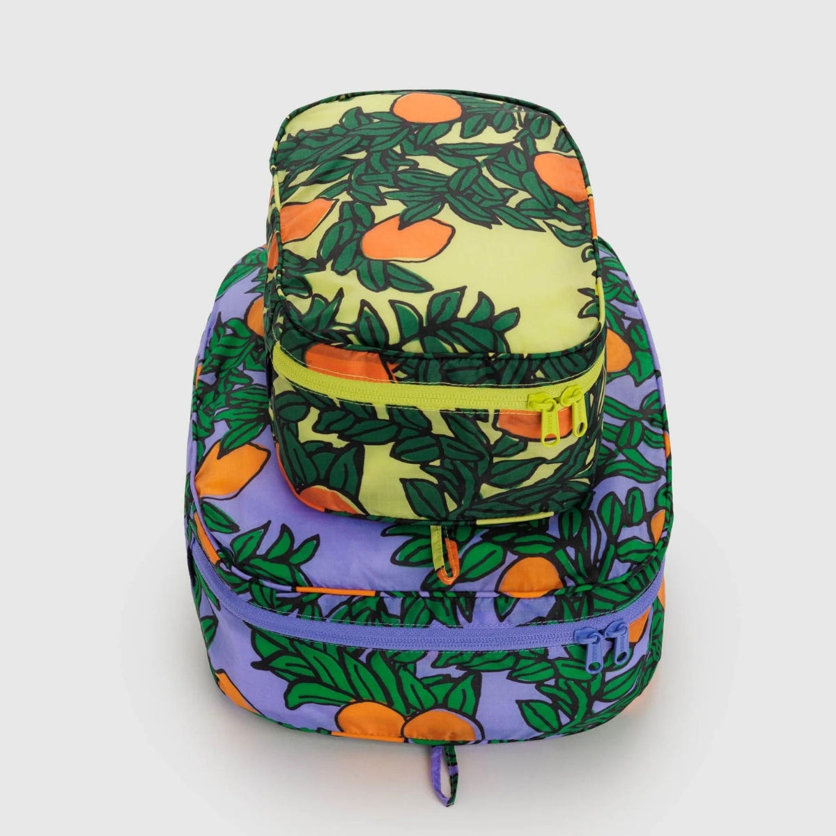 Baggu Packing Cube Set in Orange Trees