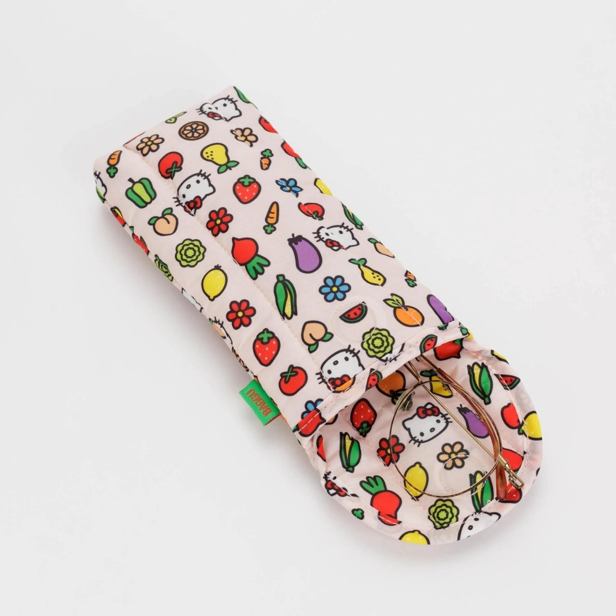 Baggu Puffy Glasses Sleeve in Hello Kitty Icons