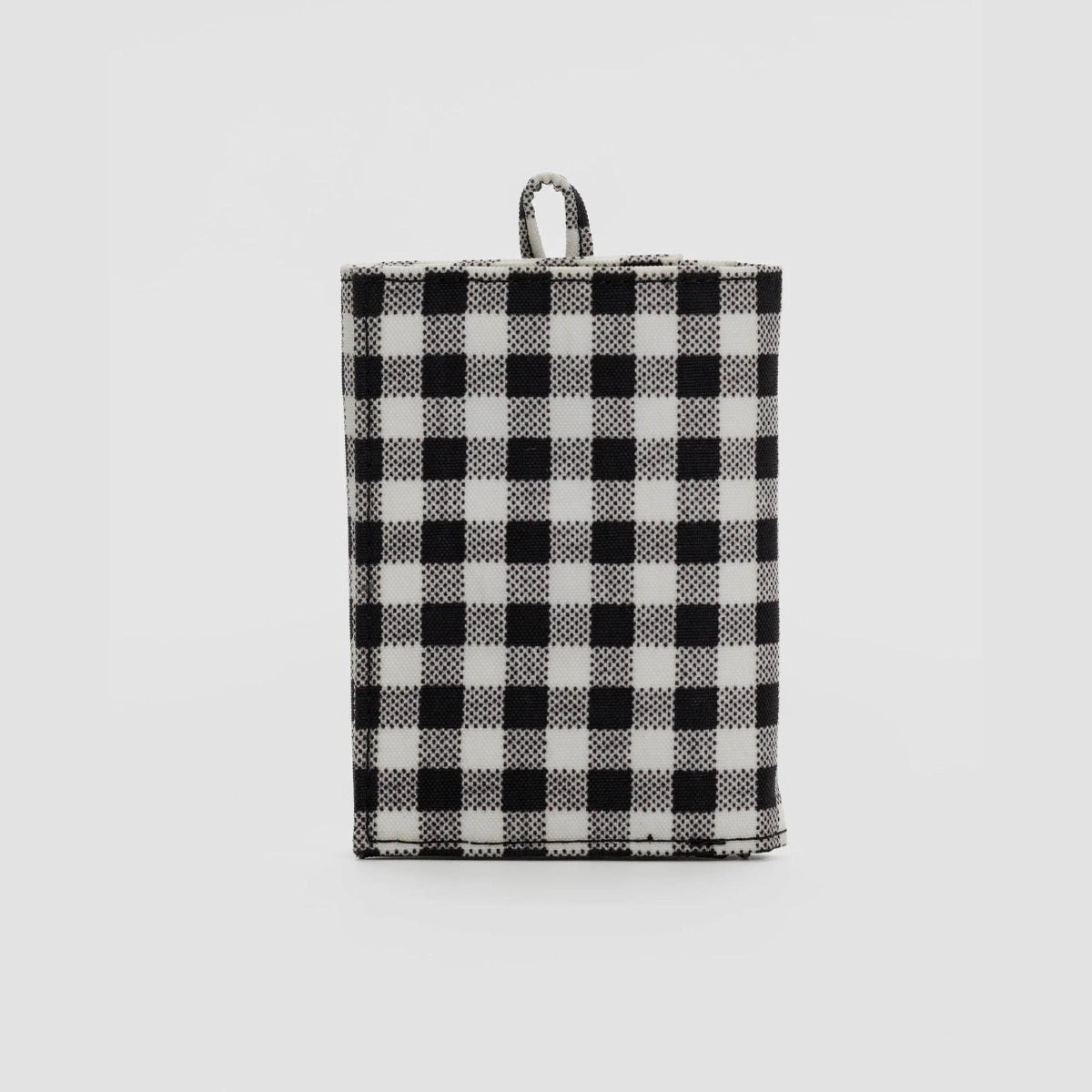 Baggu Snap Wallet in Black & White Gingham