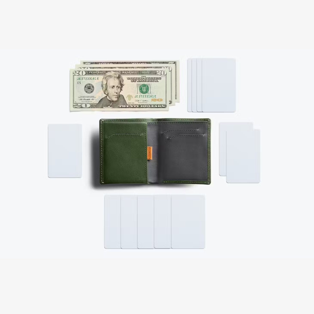 Bellroy Note Sleeve in Ranger Green