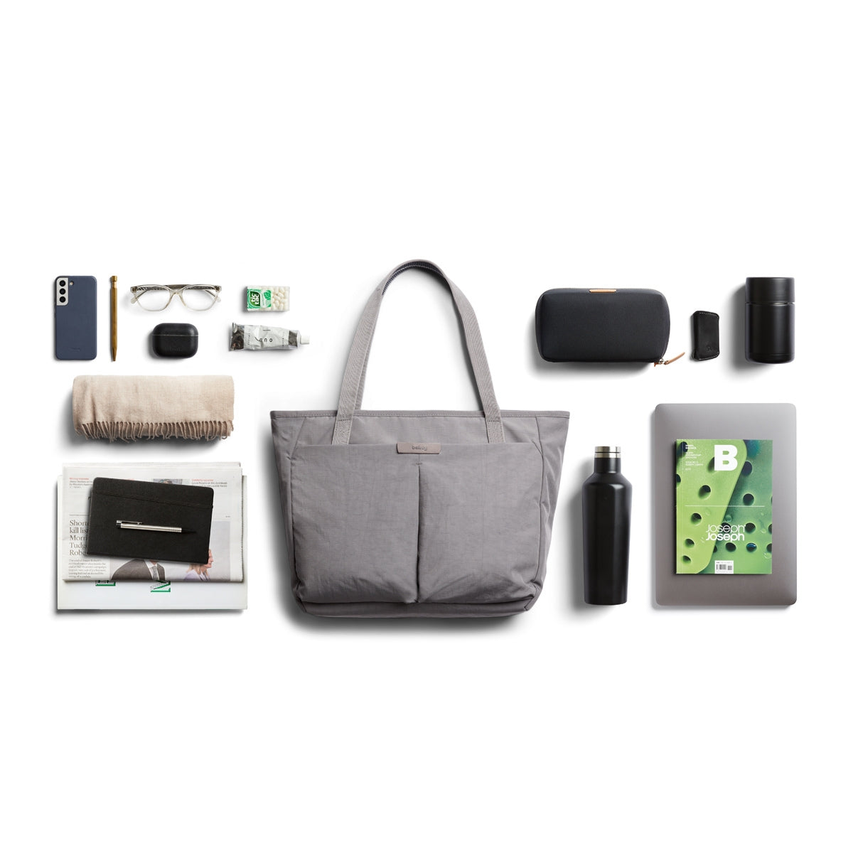 Bellroy Tokyo Wonder Tote 15L in Storm Grey