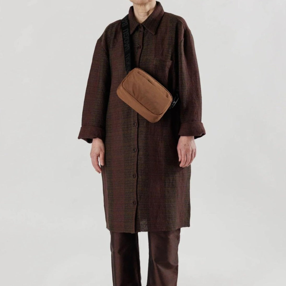 Baggu Camera Crossbody in Brown