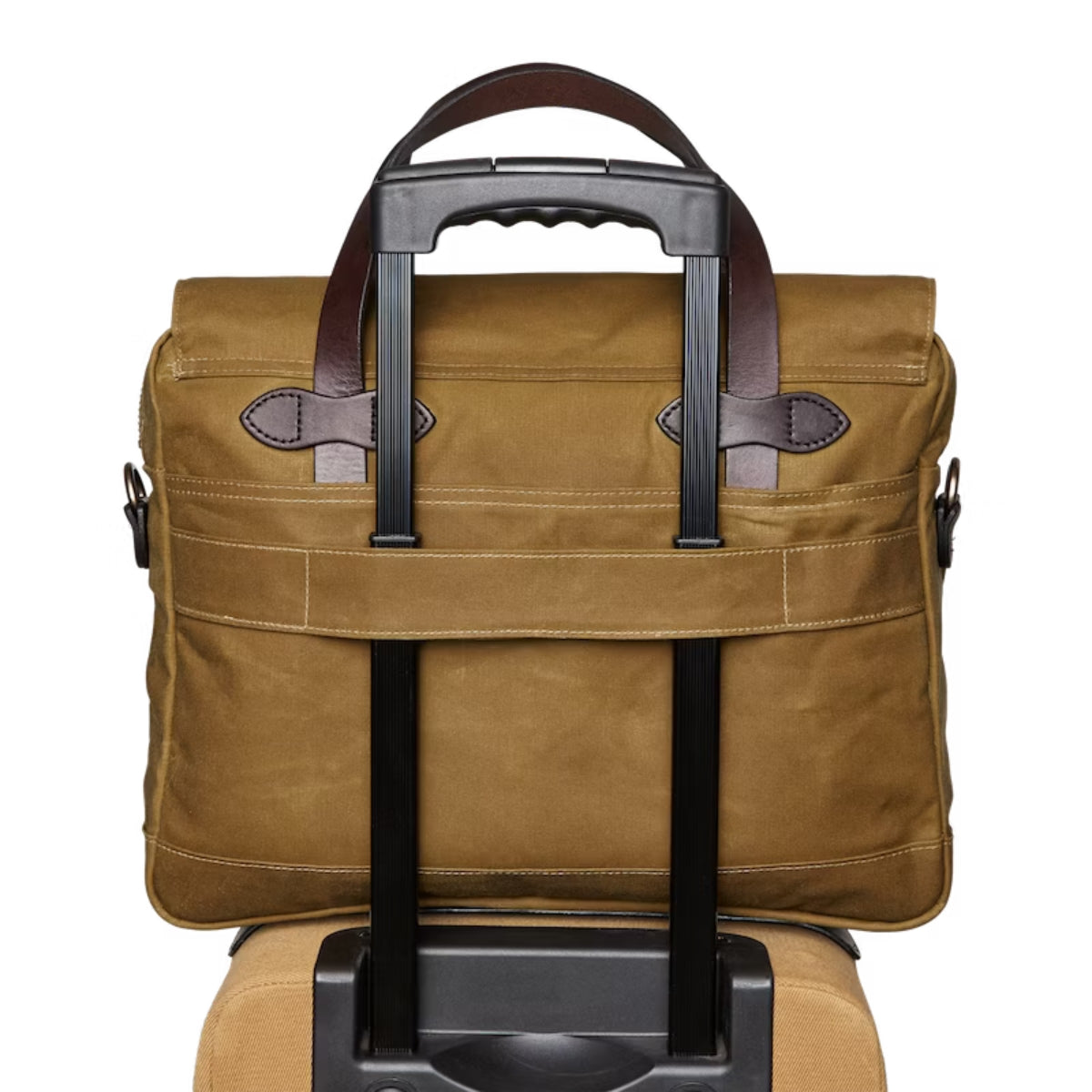 Filson 24 Hour Briefcase in Dark Tan