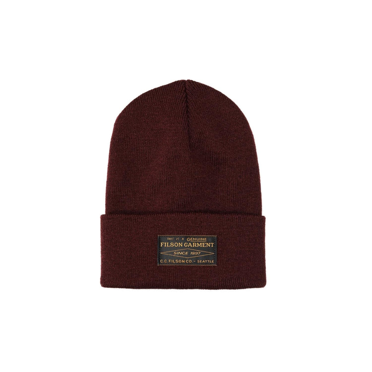 Filson Ballard Watch Cap in Port Red