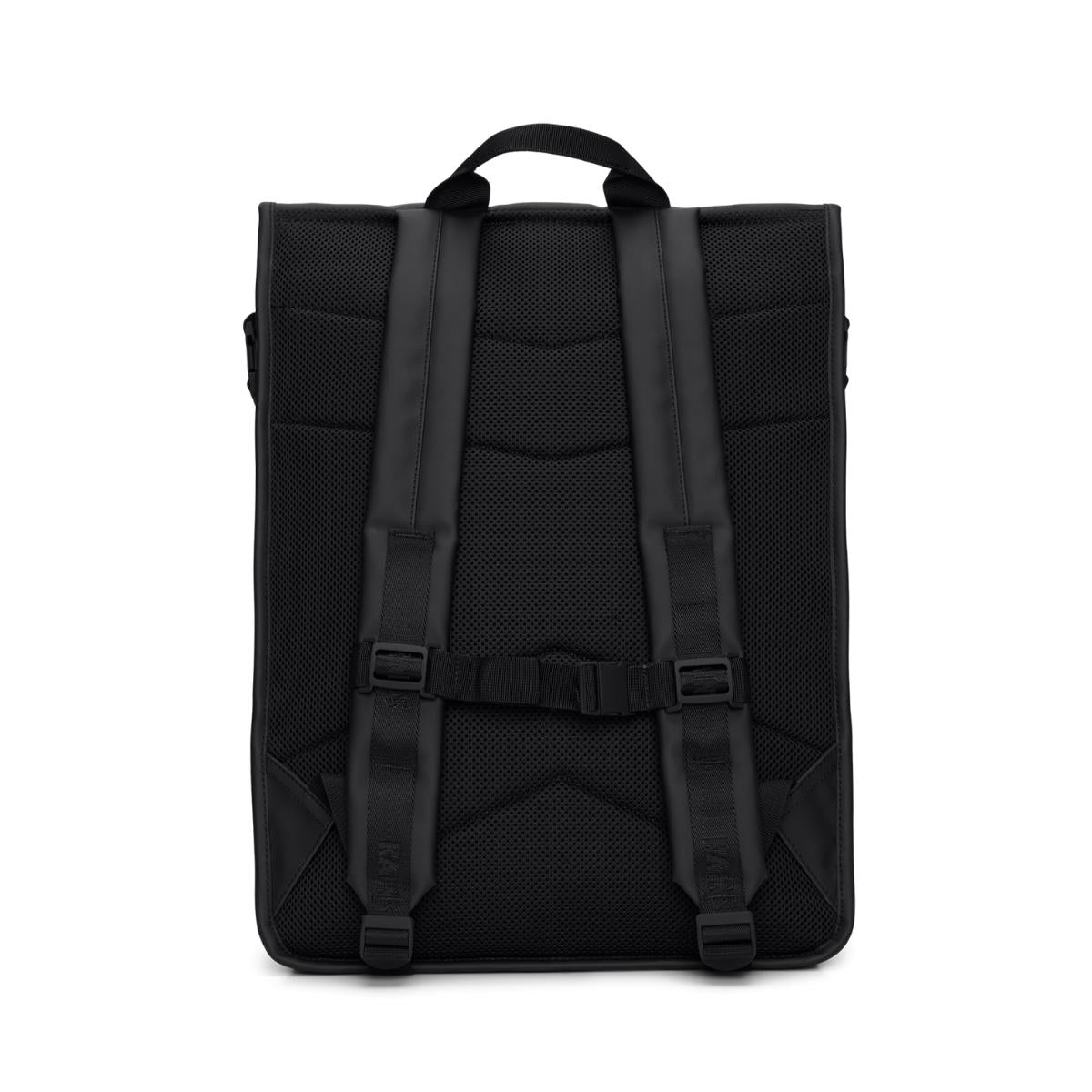 Rains Trail Rolltop Backpack in Black