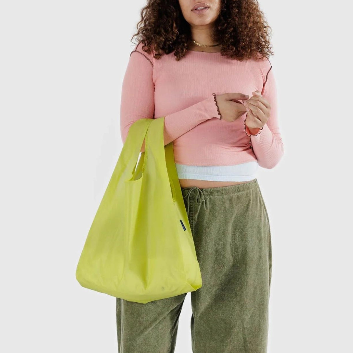 Baggu Standard Bag in Lemon Curb