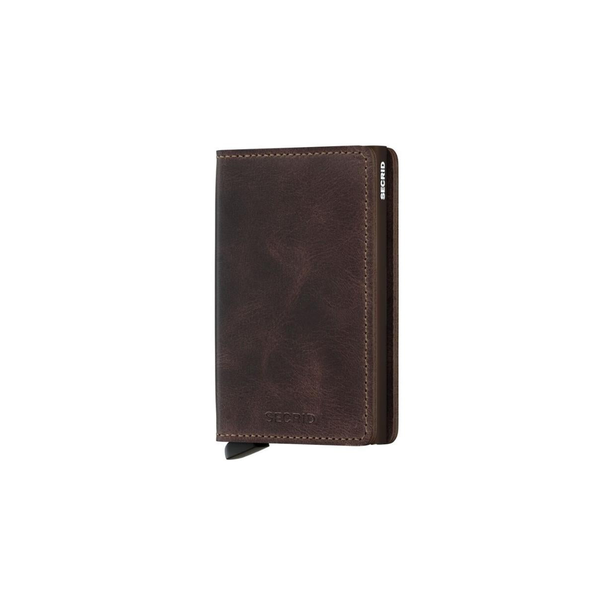 Secrid Slim Wallet Vintage in Chocolate