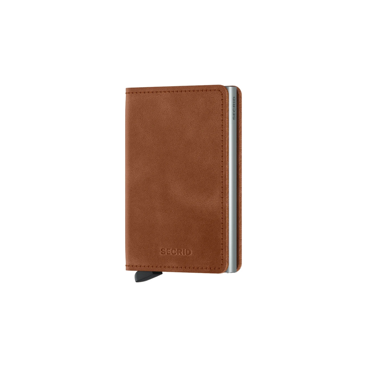 Secrid Slim Wallet Vintage in Cognac/Silver