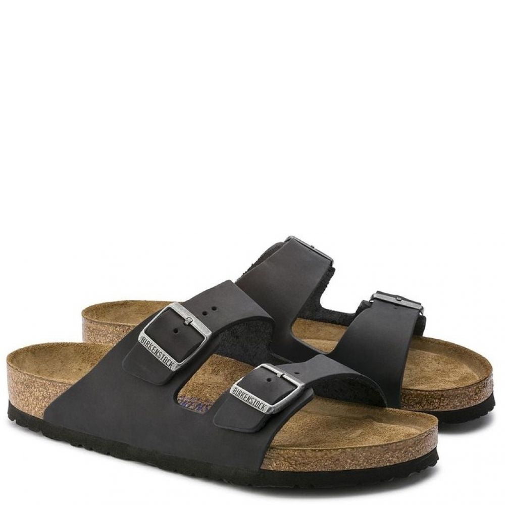 Birkenstock Men's Arizona Softbed Oiled Leather in Black