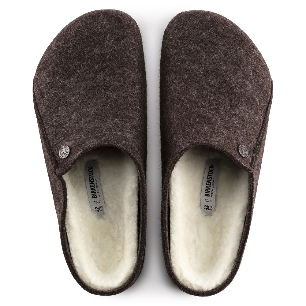 Birkenstock Men's Zermatt Shearling Wool Felt in Mocha