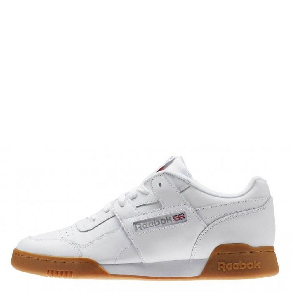 Reebok Women's Workout Plus in White/Carbon/Classic Red