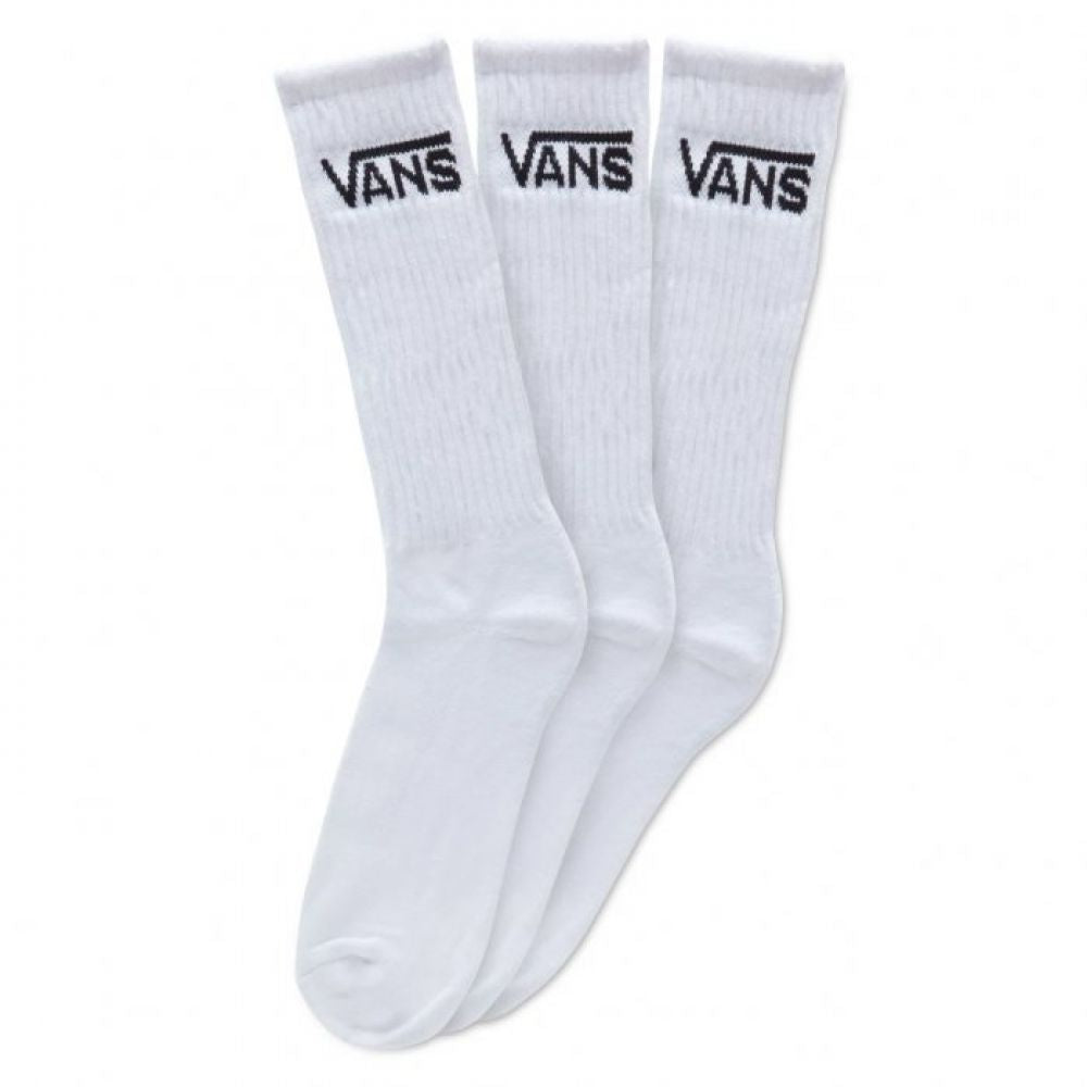 Vans Classic Crew Sock in White (Medium)