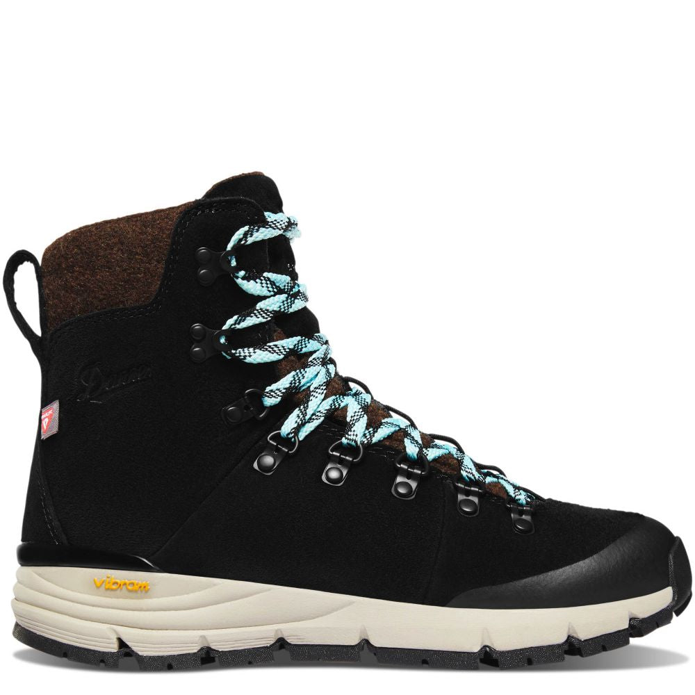 Danner Women's Arctic 600 Size Zip in Black/Spark Blue