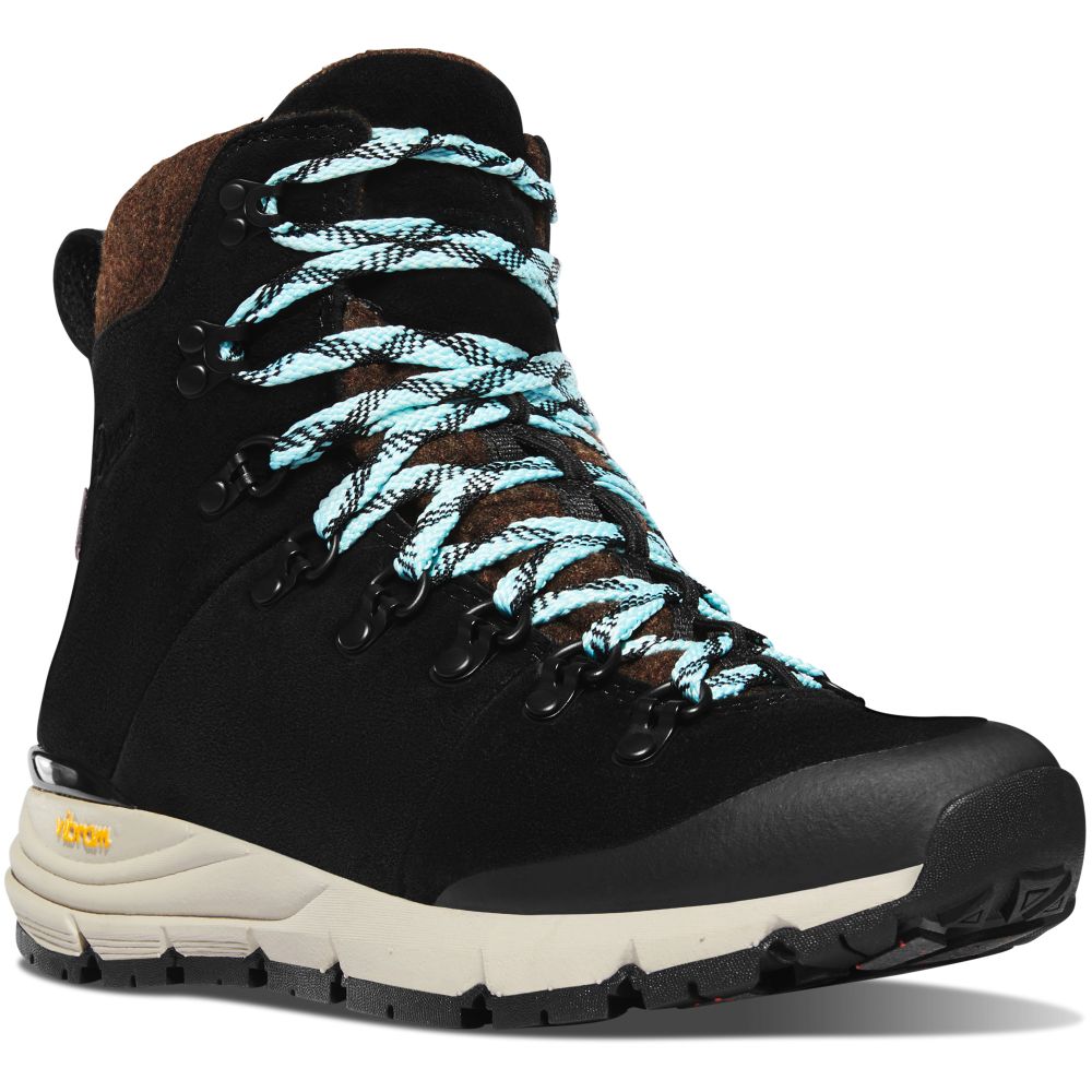 Danner Women's Arctic 600 Size Zip in Black/Spark Blue