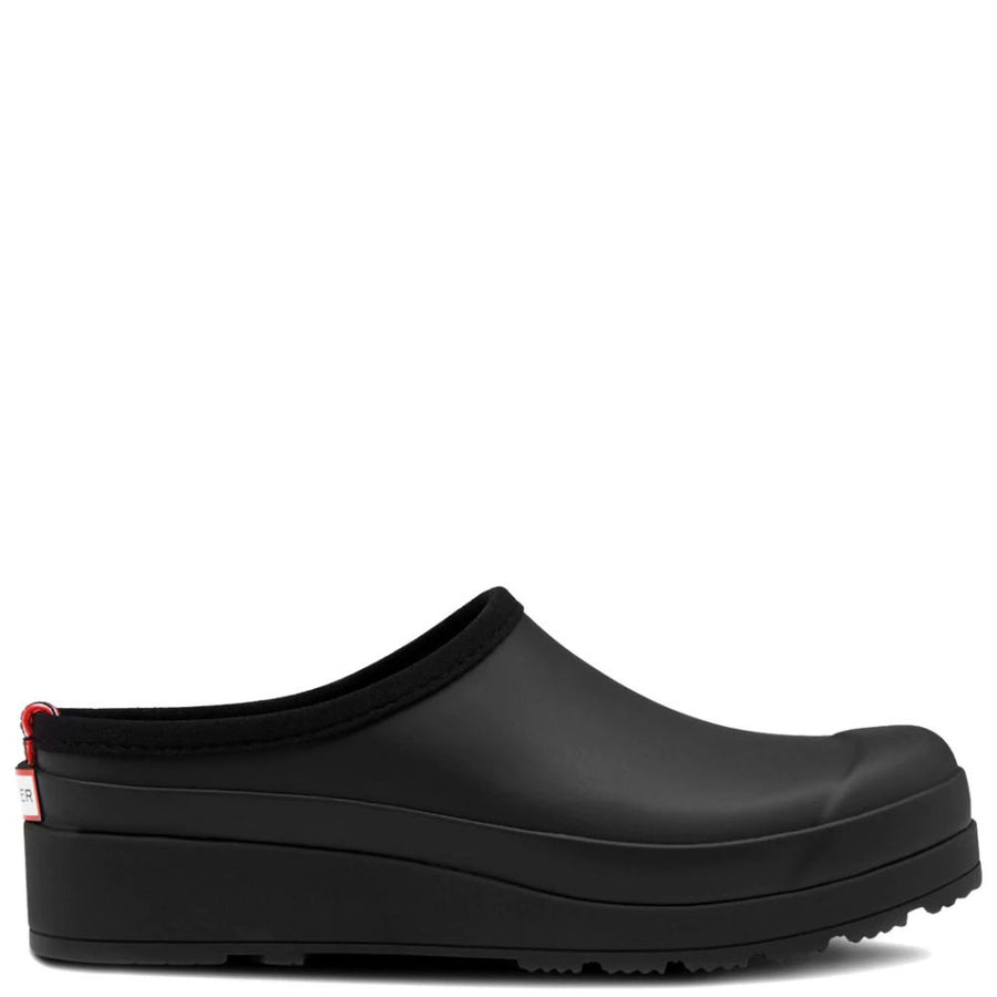 Hunter Women's Play Clogs in Black | getoutsideshoes.com – Getoutside Shoes