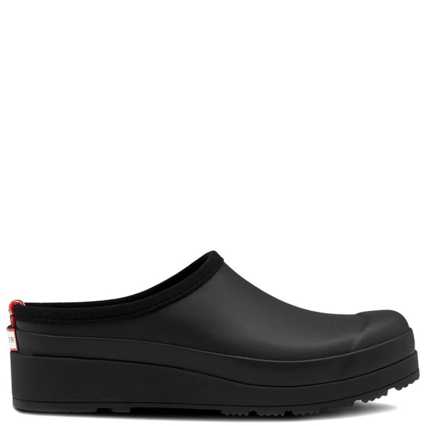 Hunter Women's Play Clogs in Black  – Getoutside Shoes