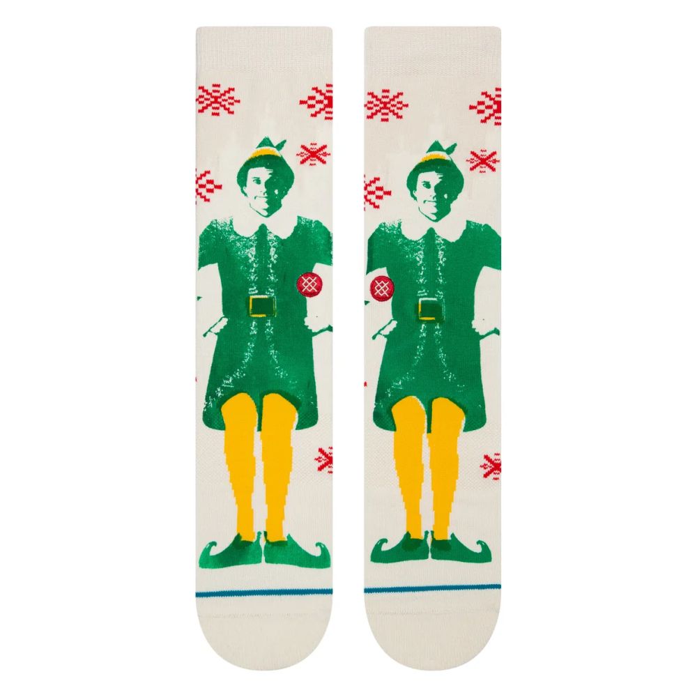 Stance x Elf Buddy The Elf Crew in Off White