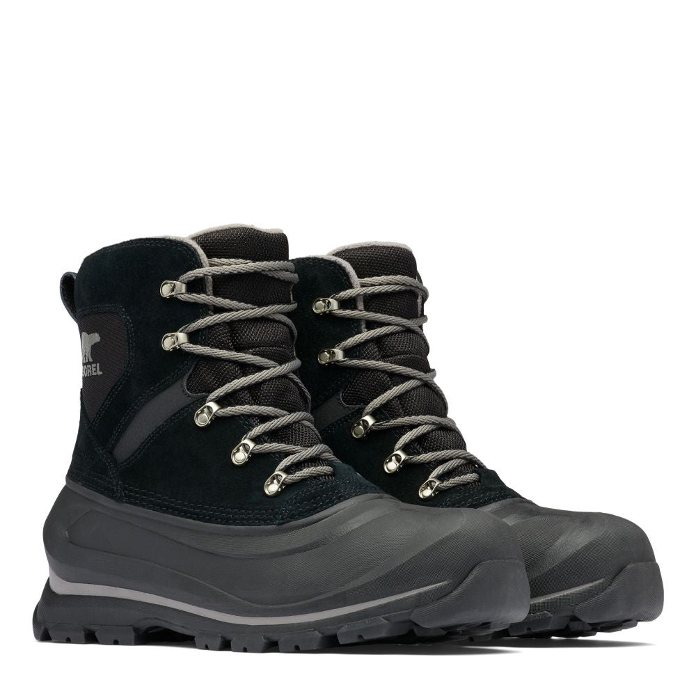 Sorel Men's Buxton Lace Boot in Black/Quarry