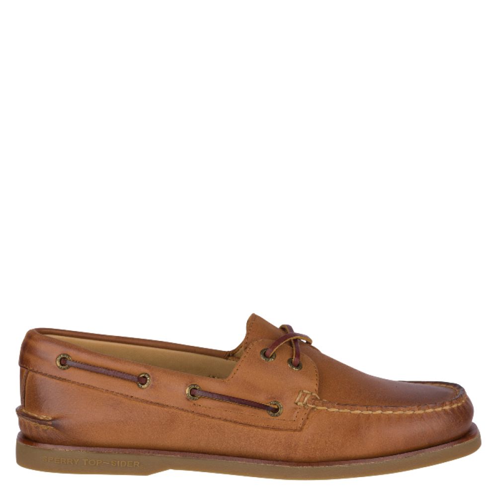 Sperry Men's Gold Cup Authentic Original 2-Eye Boat Shoe in Ginger