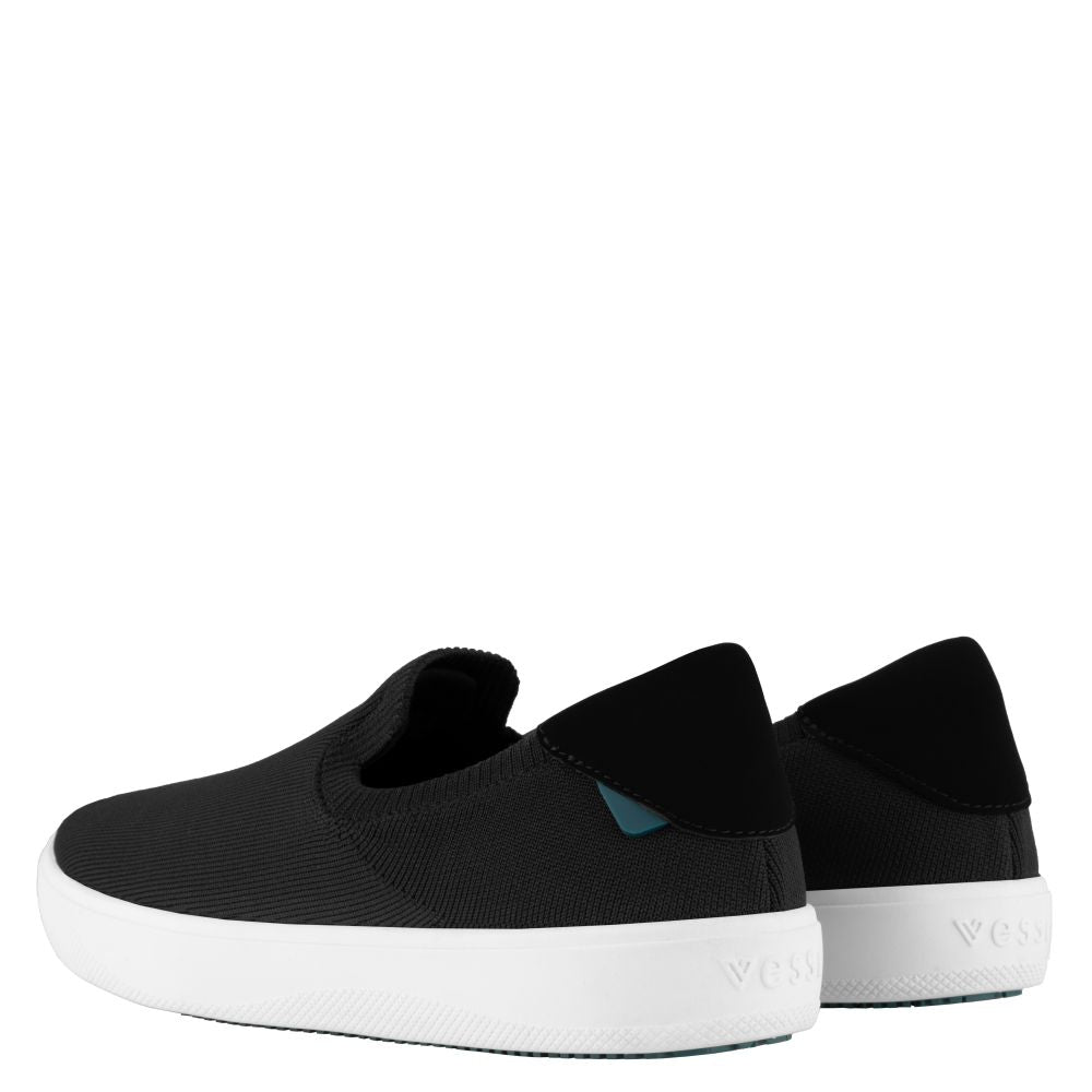 Vessi Women's Boardwalk Slip-On in Boulder Black