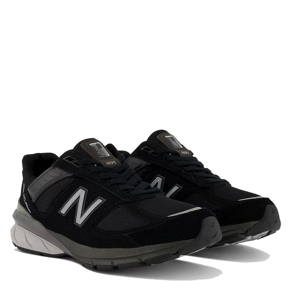 New Balance Women's Made in US 990v5 in Black with Silver